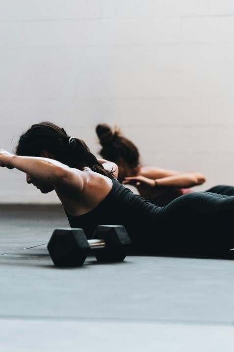 Students in a seated pose